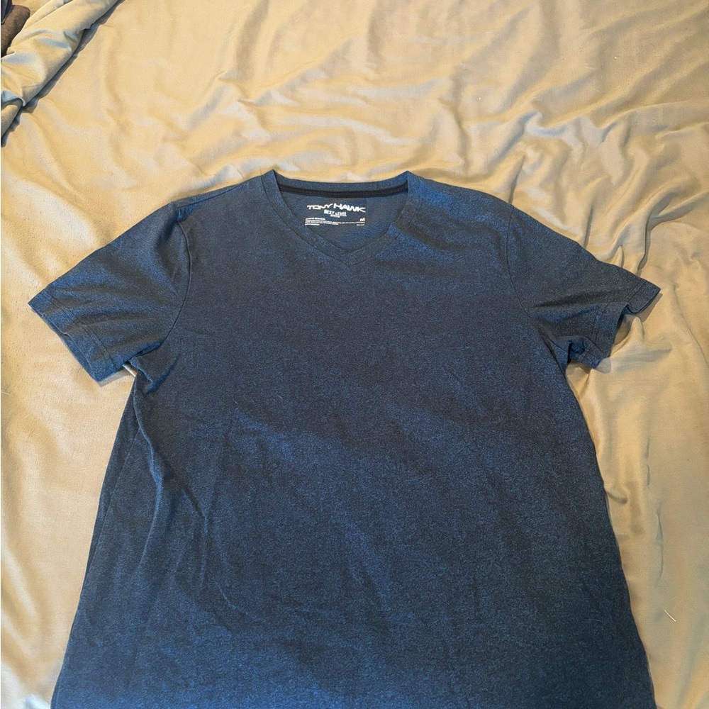 Tony Hawk Men's Navy V-Neck Tee